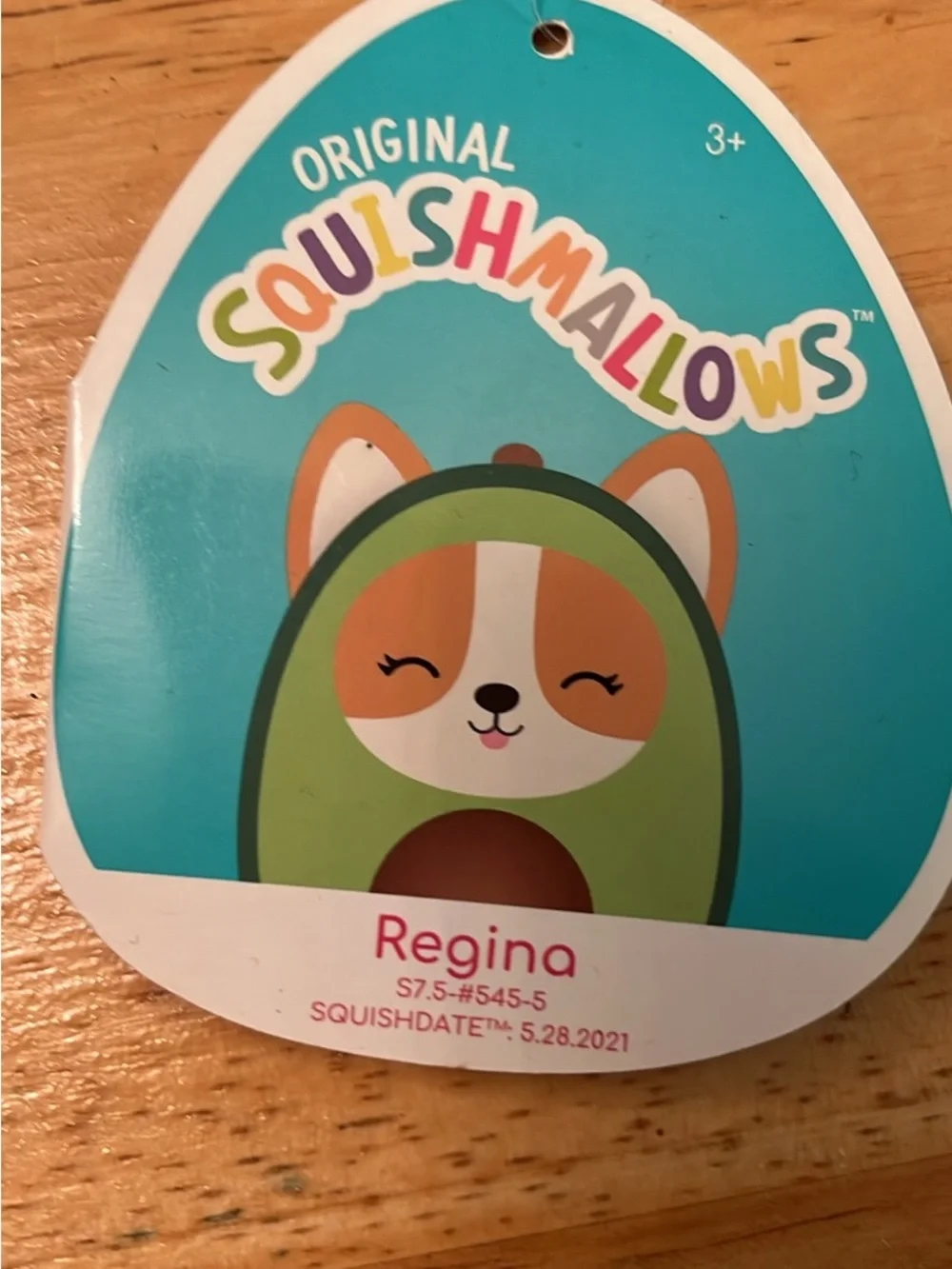 Squishmallows Regina Plush - Teal & Green